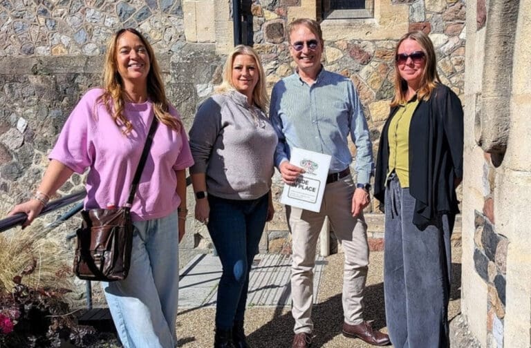 Plans for £20m investment in Rhyl move closer to delivery Our Rhyl/Ein Rhyl representatives at the Pride in Place event in Cardiff