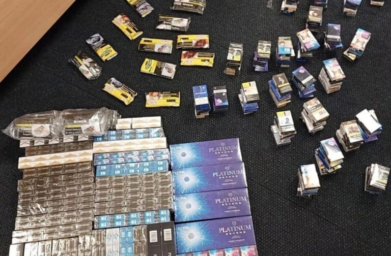 Thousands of suspected counterfeit cigarettes and cannabis seized in Cardiff Suspected counterfeit cigarettes and tobacco seized by South Wales Police in Roath