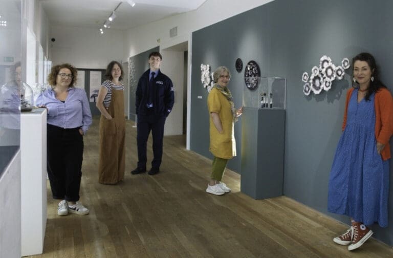 Joe Pardoe, Gwenno Angharad, Samantha Rhodes, Verity Pulford and Bethan M Hughes at Ruthin Craft Centre