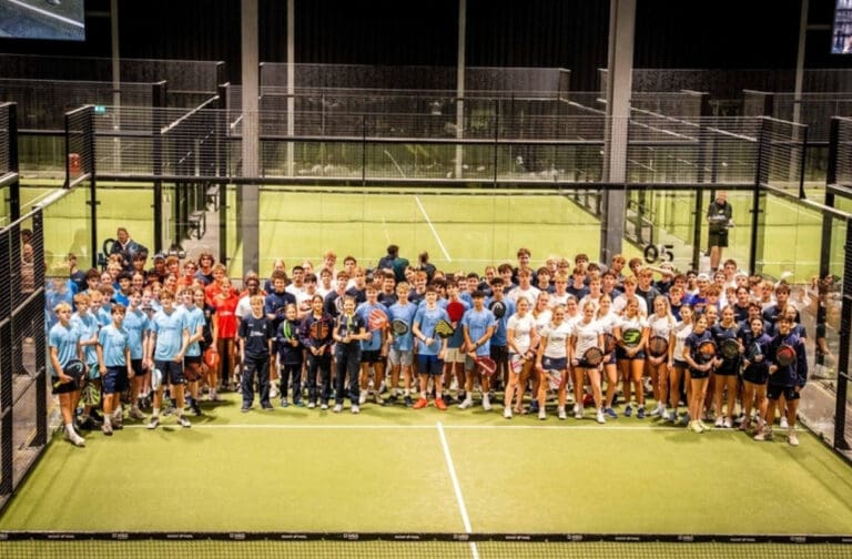 Swansea to host major national padel tournament this weekend Padel courts ahead of the UK PADEL Masters Series opening in Swansea